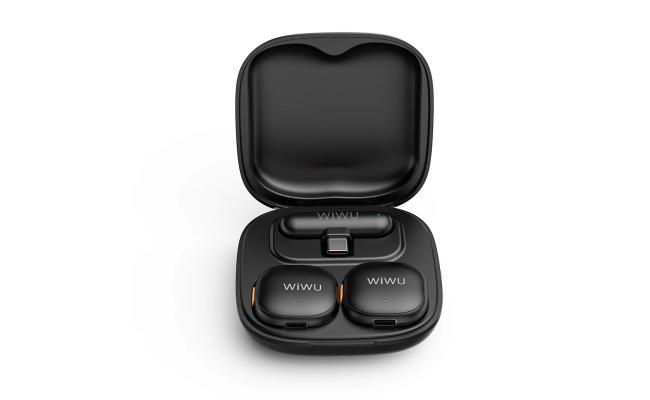 WiWU Wi-WM006 AI-Powered Noise-Cancelling Wireless Lavalier Microphone